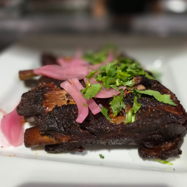 Crispy Pork Ribs.