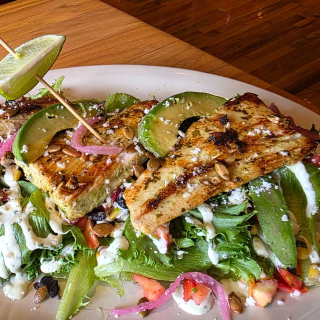 Veracruz Mahi Salad.