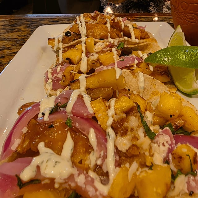 TACOS A LA PIÑA.