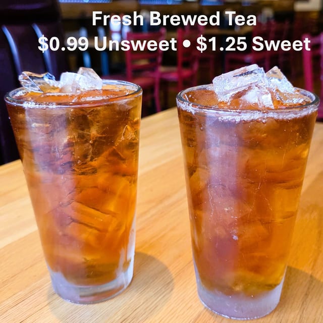 Unsweetened Tea.